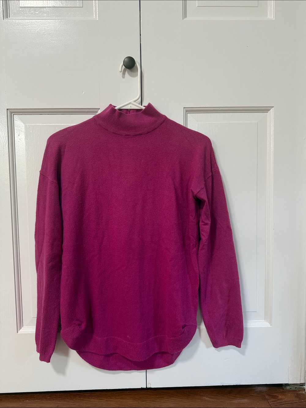 Cyrus Magenta Turtleneck Sweater